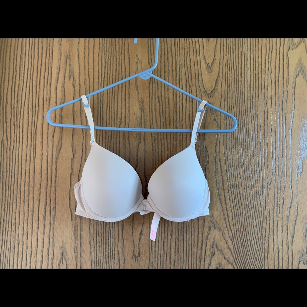 Pink bra